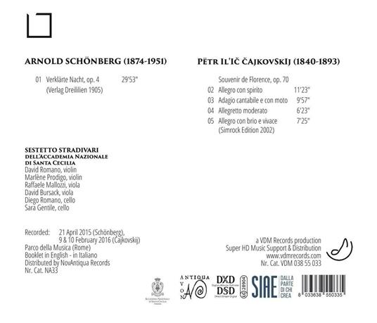 Sestetti - CD Audio di Arnold Schönberg,Pyotr Ilyich Tchaikovsky,Sestetto Stradivari - 2