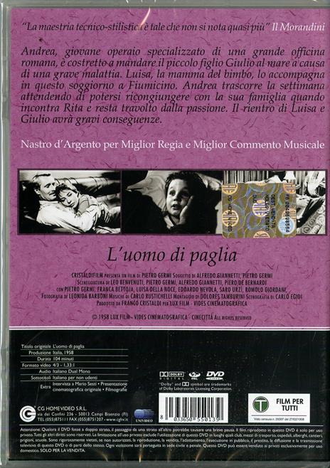 L' uomo di paglia di Pietro Germi - DVD - 2