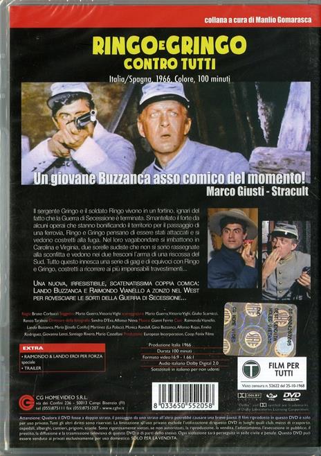 Ringo e Gringo contro tutti di Bruno Corbucci - DVD - 2