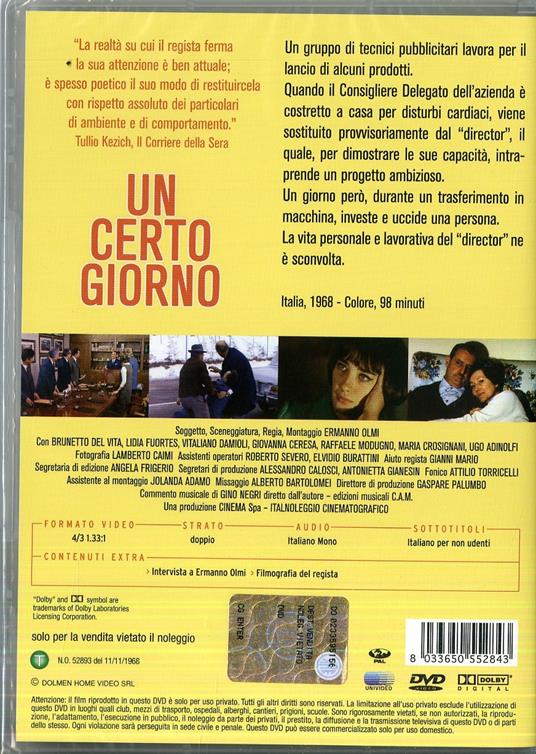 Un certo giorno di Ermanno Olmi - DVD - 2