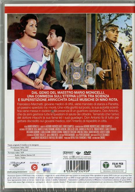 Il medico e lo stregone di Mario Monicelli - DVD - 2