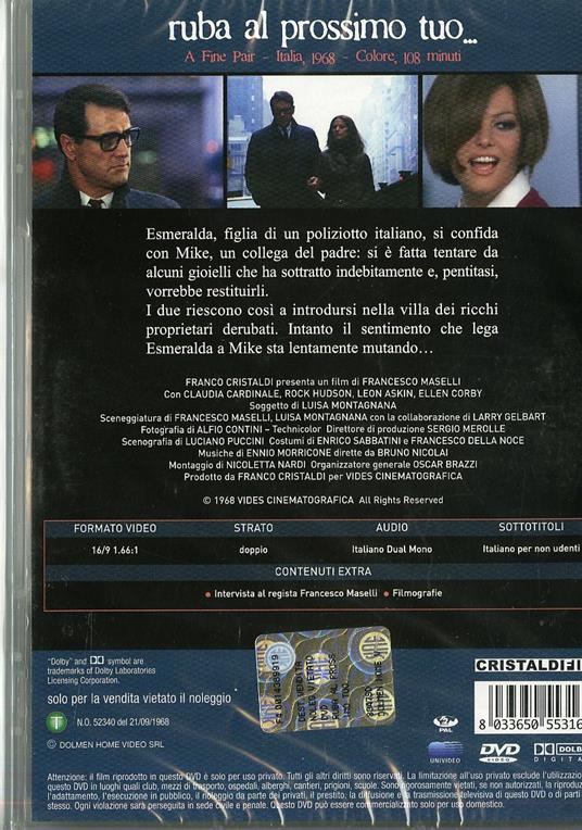 Ruba al prossimo tuo di Francesco Maselli - DVD - 2