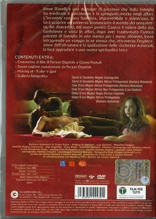 Cuore sacro (DVD) di Ferzan Ozpetek - DVD - 2