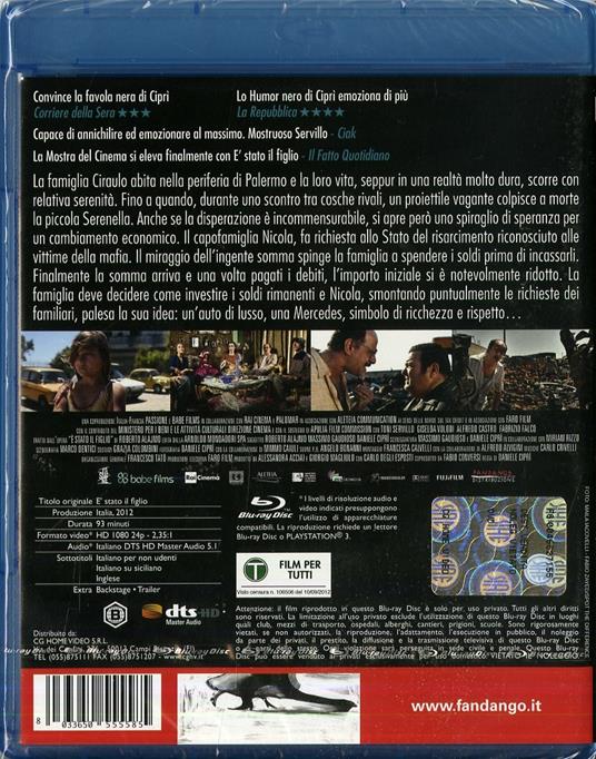 È stato il figlio di Daniele Ciprì - Blu-ray - 2