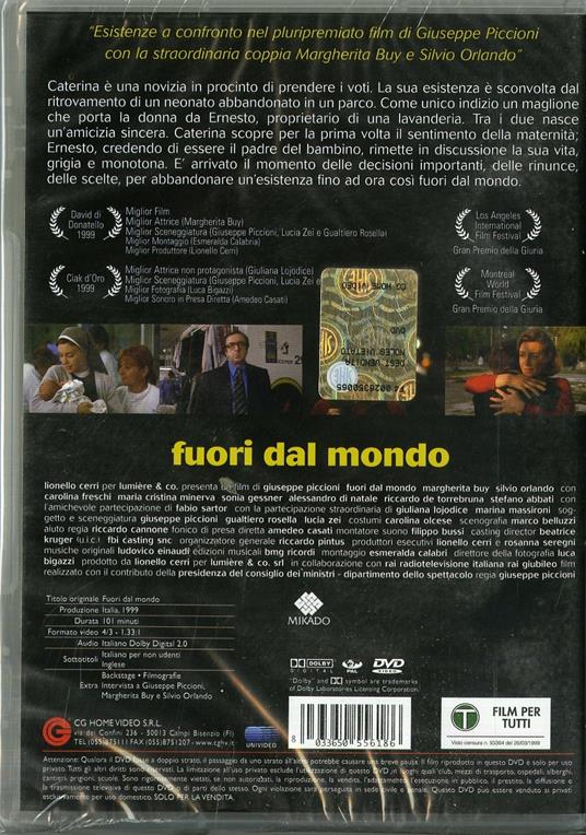 Fuori dal mondo di Giuseppe Piccioni - DVD - 2