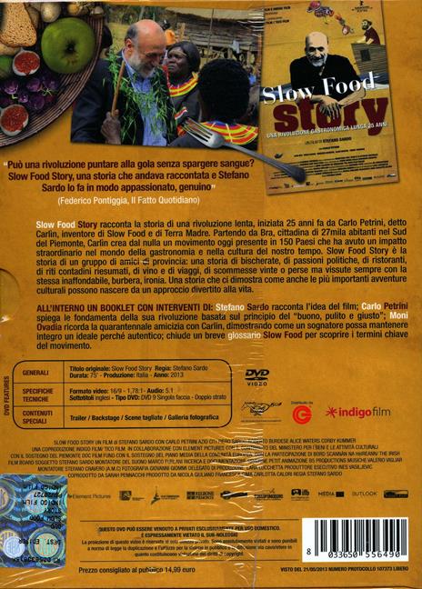 Slow Food Story di Stefano Sardo - DVD - 2