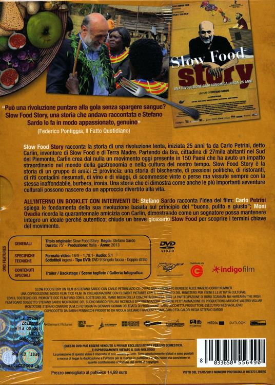 Slow Food Story di Stefano Sardo - DVD - 2