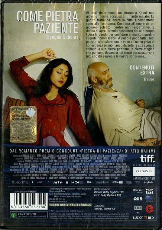 Come pietra paziente. Syngué Sabour di Atiq Rahimi - DVD - 2