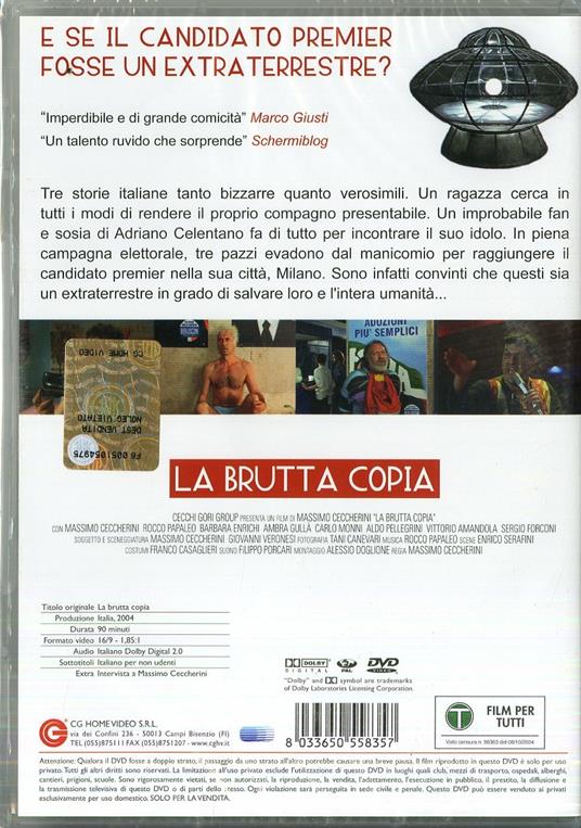 La brutta copia di Massimo Ceccherini - DVD - 2