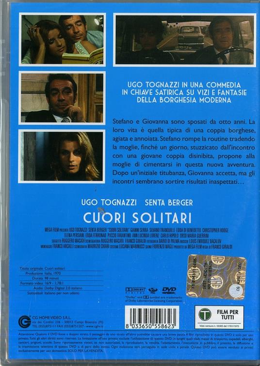 Cuori solitari di Franco Giraldi - DVD - 2