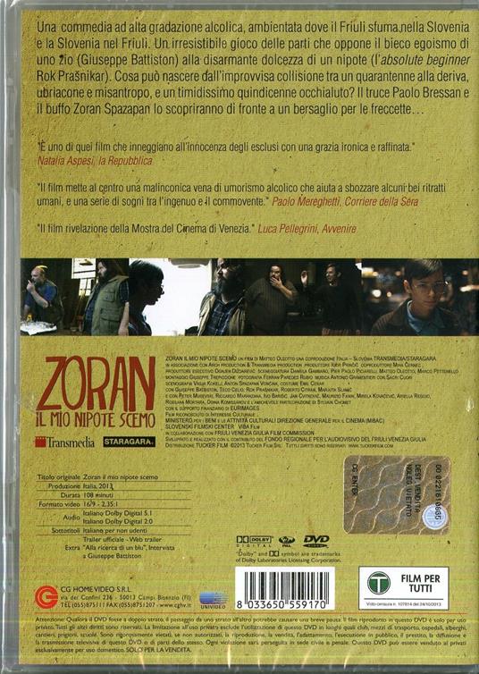 Zoran, il mio nipote scemo di Matteo Oleotto - DVD - 2