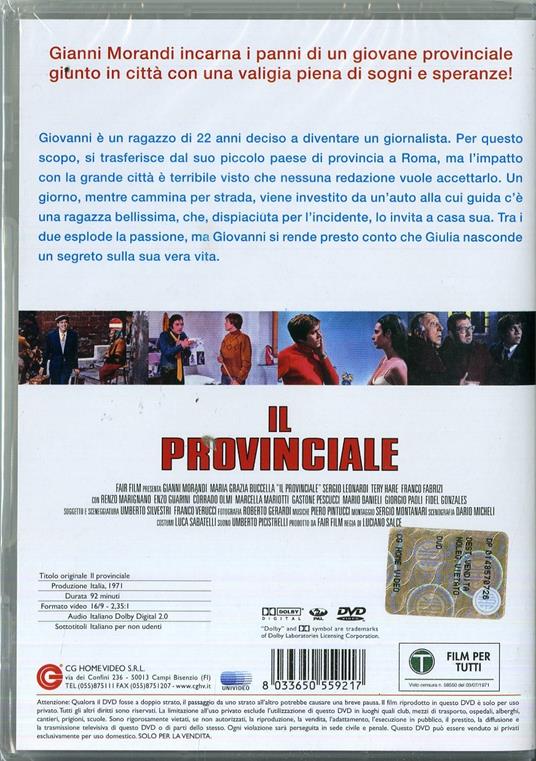Il provinciale di Luciano Salce - DVD - 2