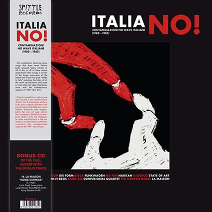 Italia No! Contaminazioni No Wave - Vinile LP + CD Audio