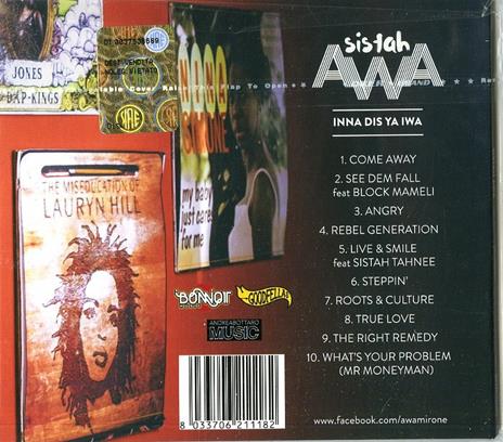 Inna Dis Ya Iwa - CD Audio di Sistah Awa - 2