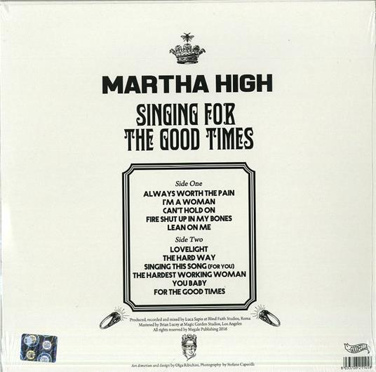 Singing for the Good Times - Vinile LP di Martha High - 2