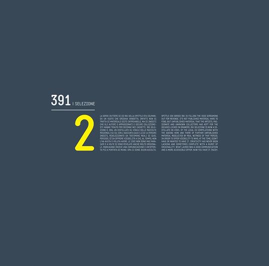 391 Selezione 2 - Vinile LP
