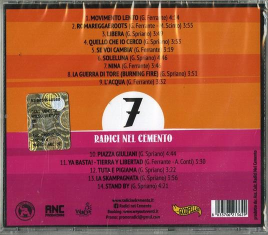 7 - CD Audio di Radici nel Cemento - 2