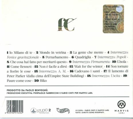 Forze elastiche - CD Audio di Fabio Cinti - 2