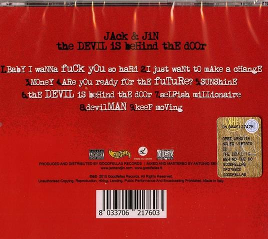 Devil Is Behind the Door - CD Audio di Jack & Jin - 2