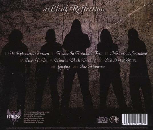 A Bleak Reflection - CD Audio di De Profundis - 2