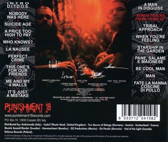 Down in a Depth of Sickness - CD Audio di Deathrage - 2