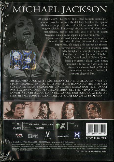 Michael Jackson. Chi ha ucciso il re del pop di Sonia Anderson - DVD - 2