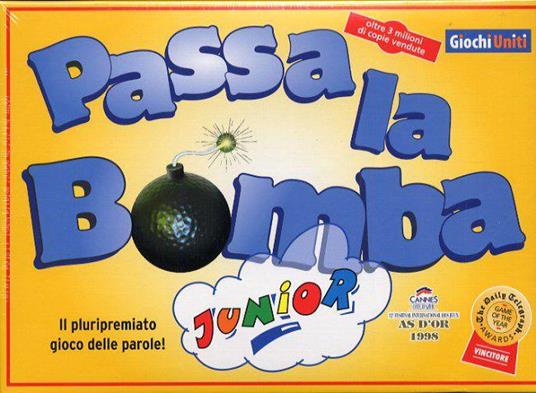 Passa La Bomba Junior Reprint. Gioco da tavolo - Giochi Uniti - Giochi di  ruolo e strategia - Giocattoli