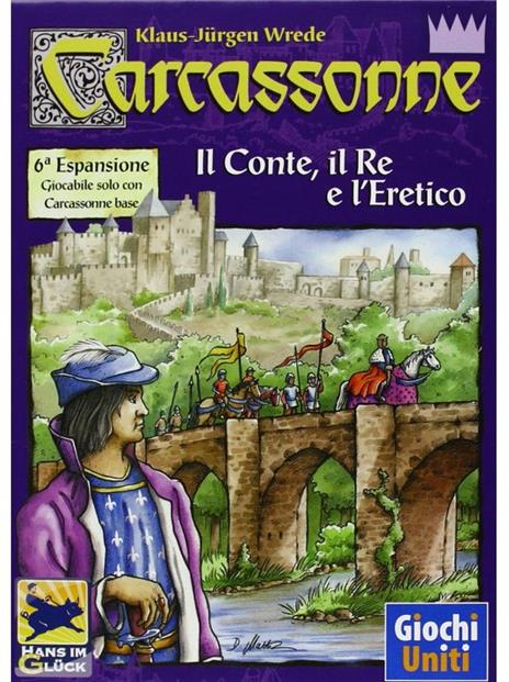 Carcassonne. Il Conte, Il Re e L' Eretico. Esp 6. Gioco da tavolo - 2