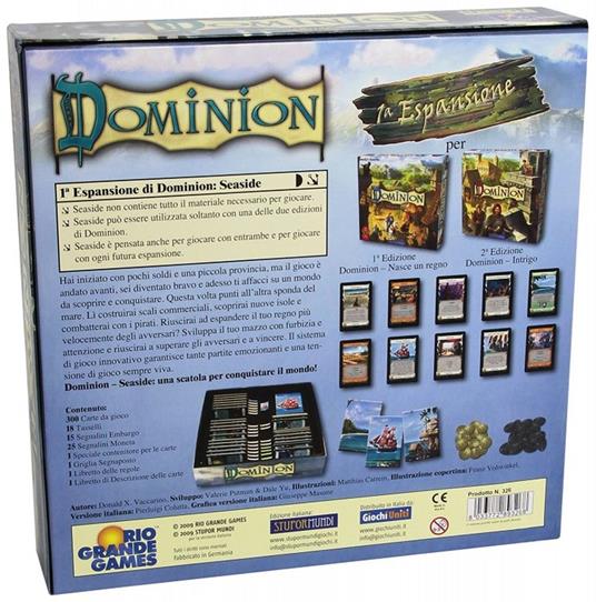 Dominion. Seaside. Gioco da tavolo - 3