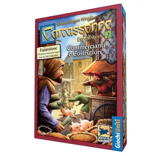 Carcassonne. Commercianti e Costruttori. Esp 2. Gioco da tavolo