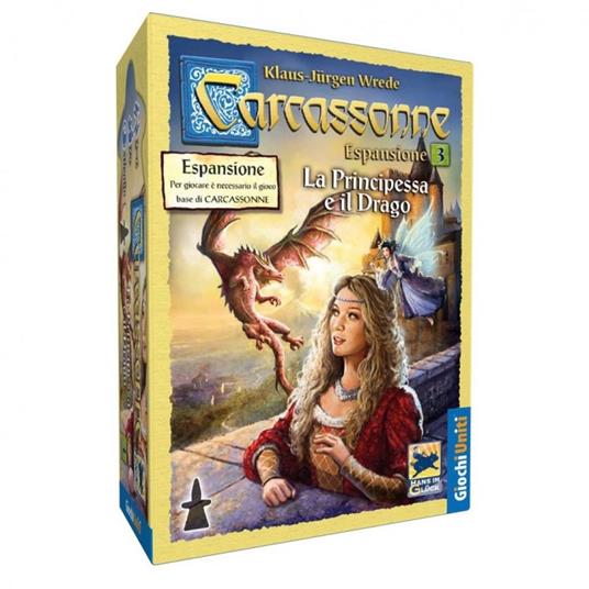 Carcassonne. La Principessa e Il Drago. Esp 3. Gioco da tavolo - 2