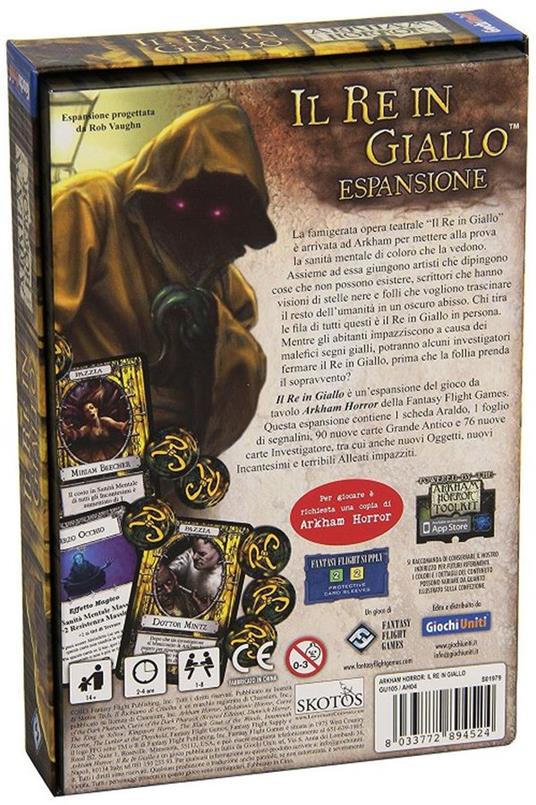 Arkham Horror. Il Re in Giallo Reprit. Gioco da tavolo - 3