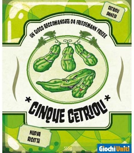 Cinque Cetrioli. Gioco da tavolo