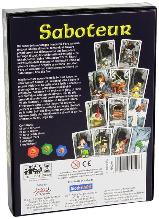 Saboteur. Gioco da tavolo - 3