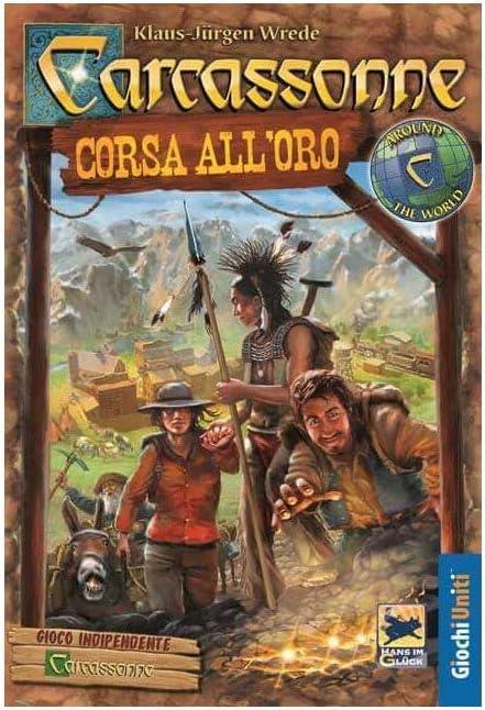 Carcassonne: corsa all'oro. Gioco da tavolo