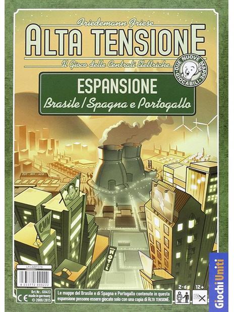 Alta Tensione. Brasile/Spagna e Portogallo. Gioco da tavolo