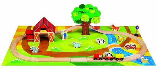Lima Toys Hjd93857. Il Trenino Della Fattoria In Valigetta