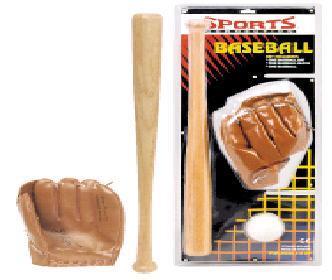 Set Baseball Mazza Legno Wb-06 - 4