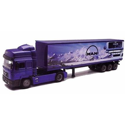 Modellino Camion Man Blu Scala 1:43 Die-Cast  15043Ia