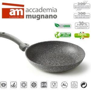 Set 3 Padelle In Pietra Antiaderenti Mineral Stone Accademia Mugnano Cm  22-26-30 - Accademia Mugnano - Idee regalo