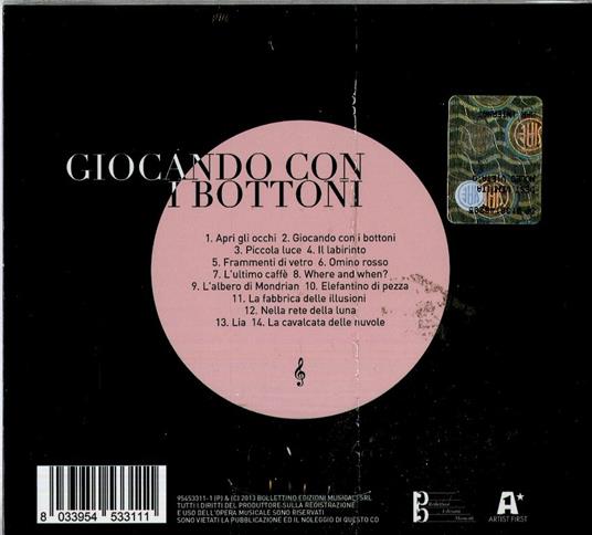 Giocando con i bottoni - CD Audio di Giulia Mazzoni - 2