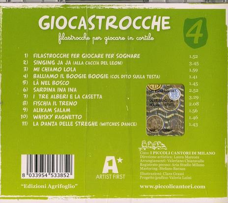 Giocastrocche vol.4 - CD Audio di Coro Piccoli Cantori di Milano - 2