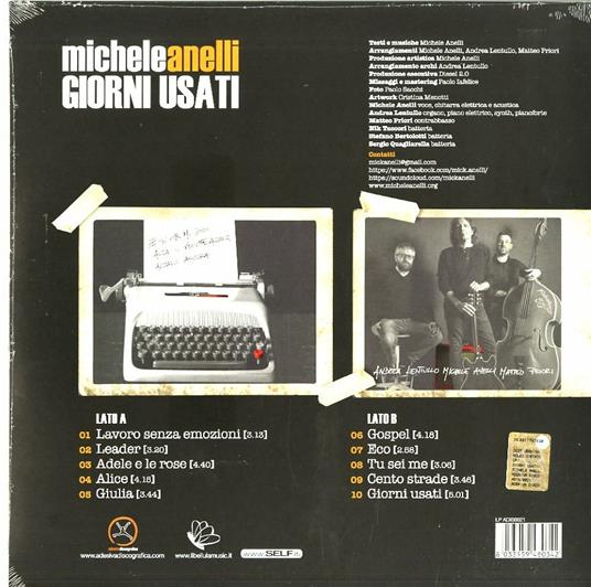 Giorni usati - Vinile LP di Michele Anelli - 2