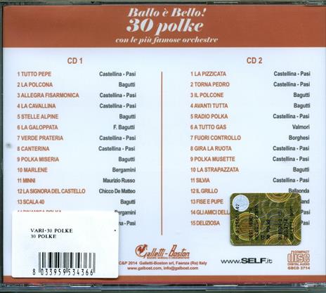 Ballo è bello! 30 Polke - CD Audio - 2