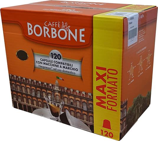 Caffè Borbone 120 Capsule Compatibili Con Macchine Lavazza Nespresso - Gusto Sup