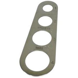 Dosaspaghetti Pratico Accessorio da Cucina Dosatore Relaxdays Dosa Spaghetti fino a 4 Persone argento Acciaio 