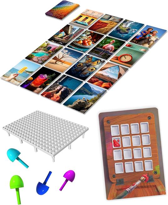 Cranio Creations - Point Art, Un party Game Sull'Arte Di Indovinare, Edizione Multilingua - 2