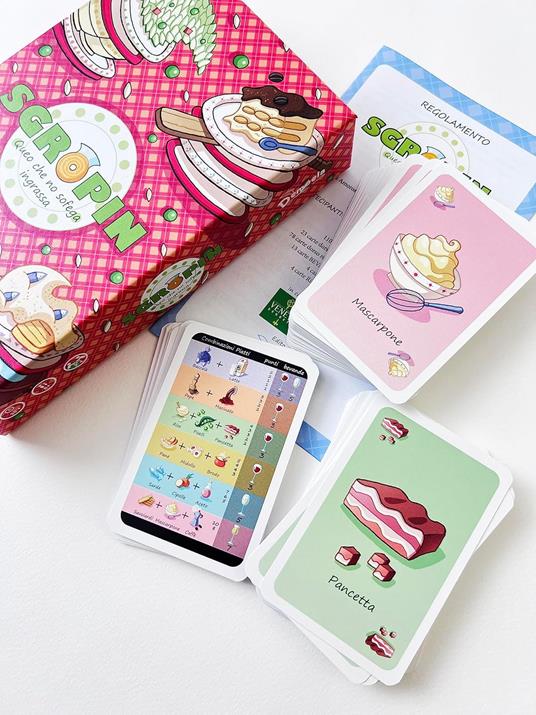 Sgopin - Queo che no sofega ingrassa. Gioco da tavolo - 2