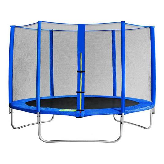 Trampolino elastico 366 cm adatto a tutti i bambini da esterno giardino - 2