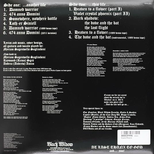 Crystal Phoenix - Vinile LP di Crystal Phoenix - 2